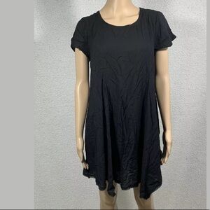 Silence + Noise Women's Black Trapeze Dress